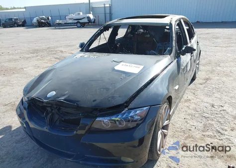 2007 BMW 328I z USA, uszkodzony, nr VIN WBAVA37567NE28772